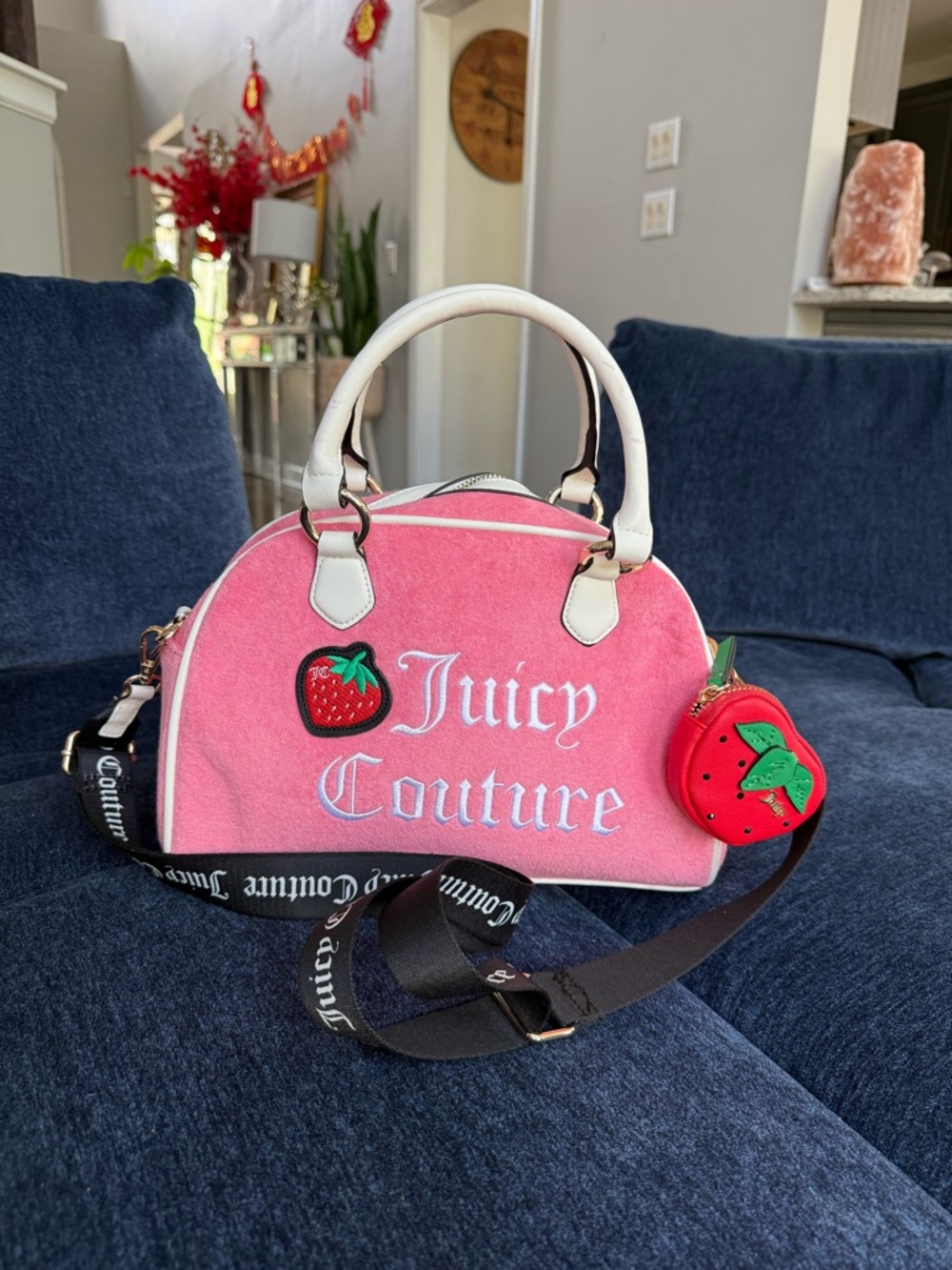 Juicy Couture Pink Strawberry Satchel